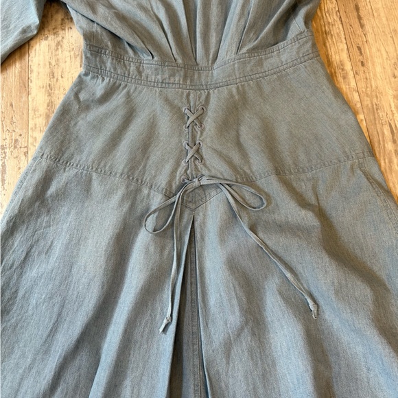 J. Peterman Rare Vintage Chambray Sailor Dress - Picture 13 of 16